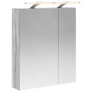 vidaXL Vannitoa peeglikapp Hall Sonoma 60 x 14,5 x 70 cm Tehispuit