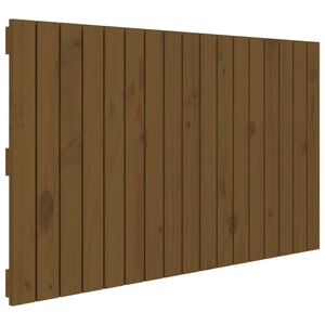 vidaXL seinale kinnitatav voodipeats, meepruun, 108x3x60 cm, m&auml;nnipuit