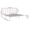 vidaXL voodiraam ilma madratsita, 200 x 200 cm, männipuit