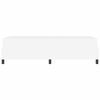 vidaXL Voodi raam madratsiga Valge 80 x 200 cm kangas