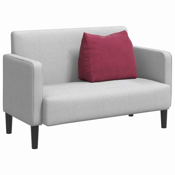 vidaXL Seljatugi padi Veinpunane 60 x 20 x 50 cm Korter kangas