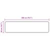 vidaXL Vaip R&auml;tikutoru MARSA Hall 200 x 50 cm Pol&uuml;ester ja PVC
