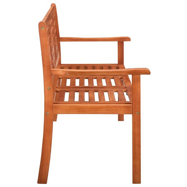 vidaXL 3-kohaline aiapink padjaga 150 cm, eukal&uuml;ptipuit