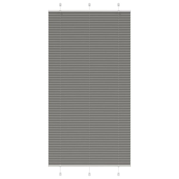 vidaXL plisseeritud ruloo antratsiit 105x200 cm kanga laius 104,4 cm