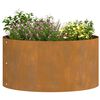 vidaXL Aia istikud 5 pcs Pruun 40 x 40 x 20 cm Corten-teras