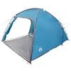 vidaXL Kabintelk katusega ladustamisega Sinine 370 x 230 x 185 cm taft
