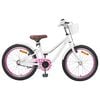 vidaXL Laste Bike Treeningratastega 20 Tolli vanuses 6-11 aastat Valge