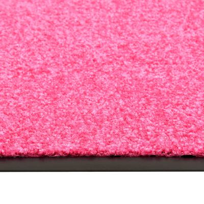 vidaXL uksematt pestav, roosa, 60 x 180 cm