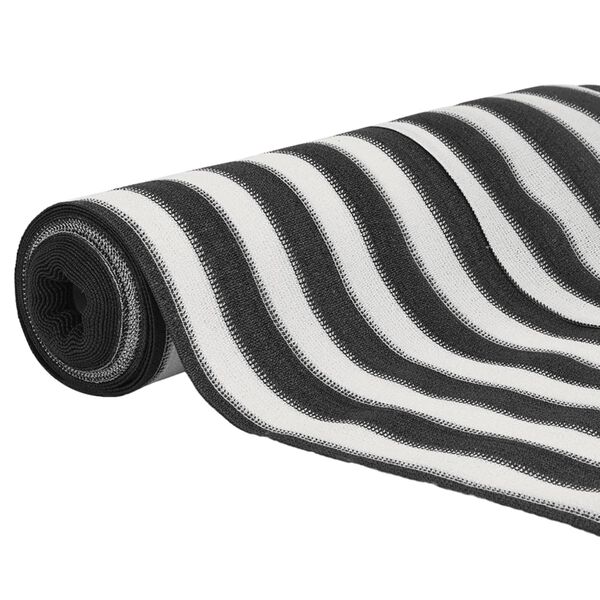 vidaXL privaatsusv&otilde;rk, antratsiit ja valge, 1,8 x 25 m, HDPE, 150 g/m&sup2;