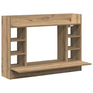 vidaXL Seinale kinnitatud laud k&auml;sit&ouml;&ouml;tamm 105 x 48 x 75 cm Tehispuit