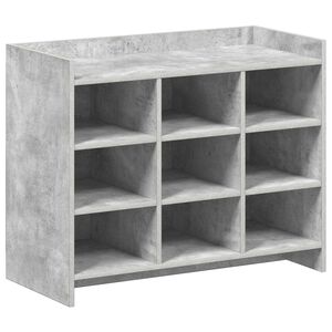 vidaXL Kinga kapp ladustamisega Betoonhall 85 x 39,5 x 70 cm Tehispuit