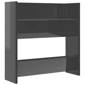 vidaXL seina kingakapp, k&otilde;rgl&auml;ikega hall, 60x18x60 cm, tehispuit