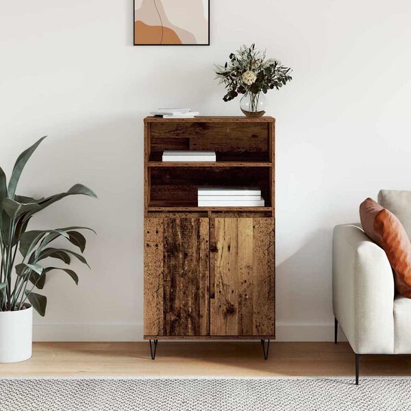 vidaXL K&otilde;rgushein Pruun 60 x 36 x 110 cm Tehispuit