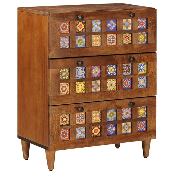 vidaXL K&otilde;ide 3 pcs P&auml;hklipuit Tugev mango puu