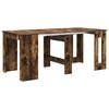 vidaXL S&ouml;&ouml;gilaud 180 x 85 x 75 cm Tehispuit Suitsutatud tamm Ristk&uuml;lik
