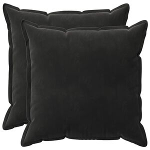 vidaXL Padi padjaga HOUTEN 2 tk Must Samet