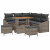 vidaXL Aia Diivanikomplekt padjaga 8 pcs Hall pol&uuml;rotang