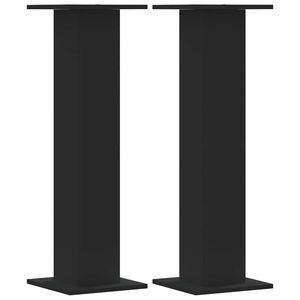 vidaXL taimealused 2 tk, must, 30x30x95 cm, tehispuit