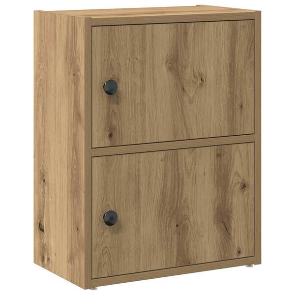 vidaXL raamatukapp, käsitöötamm, 40x24x52 cm, tehispuit