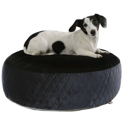 430954 Kerbl Pet Cushion 80x25cm Black and Blue