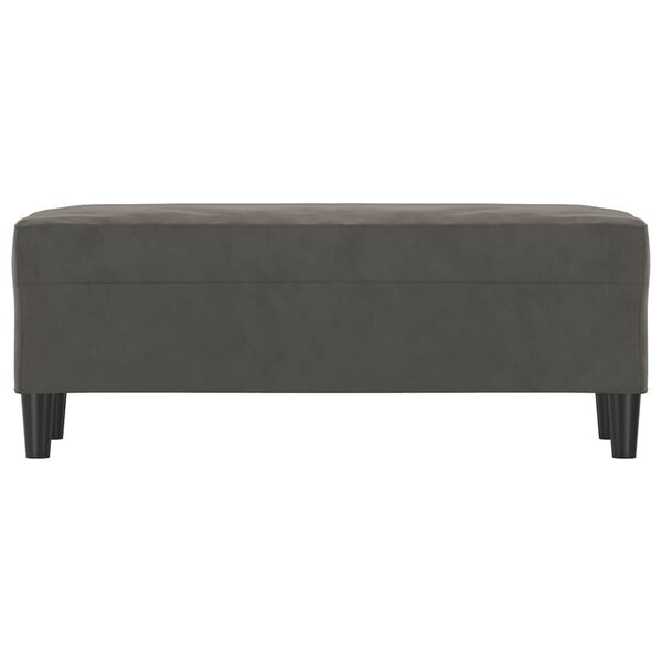 vidaXL pink, tumehall, 100x35x41 cm, samet