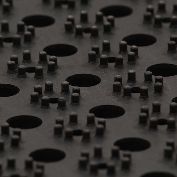 vidaXL matt kummist, 22 mm, 80 x 120 cm