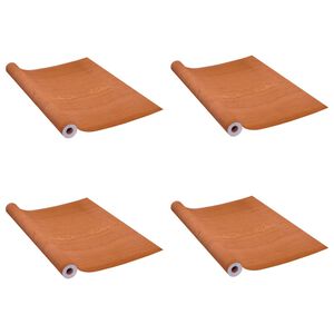 vidaXL iseliimuvad uksekiled, 4 tk, hele tamm, 210 x 90 cm, PVC