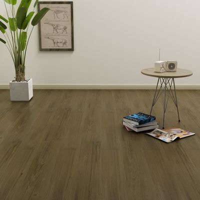 vidaXL iseliimuvad põrandalauad 4,46 m² 3 mm PVC, pruun