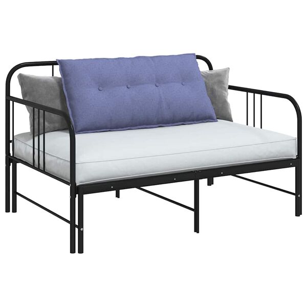 vidaXL Seljatugi padi Jeans sinine 100 x 19 x 50 cm kangas