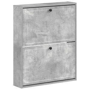 vidaXL Seinale kinnitatav jalan&otilde;ude kapp EDE 71 x 17 x 86 cm Tehispuit
