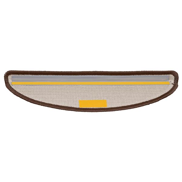 vidaXL trepimatid 30 tk 56 x 17 x 3 cm pruunid poolringikujulised