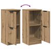 vidaXL puhvetkapp Artisan Oak 30x30x70 cm Engineered Wood