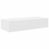 vidaXL seinariiul sahtlitega, valge, 80 x 33 x 17 cm, tehispuit