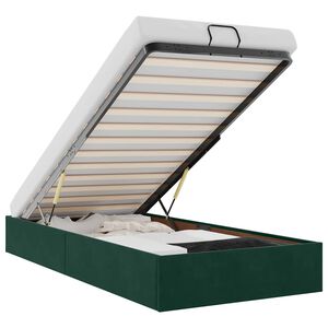 vidaXL Ottomani voodiraam ilma madratsita, 80x200 cm, samet