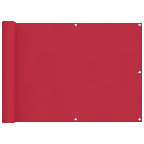 vidaXL R&otilde;du Eesriie Veinipunane 75 x 500 cm PU kaetud Oxford alu