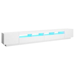 vidaXL telerialus LED-tuledega, valge, 300 x 35 x 40 cm