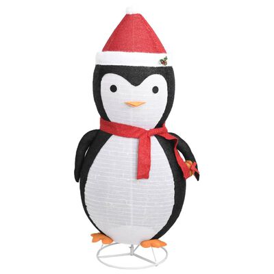 vidaXL dekoratiivne lumepingviini kuju, luksuslik kangas, 180 cm