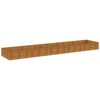 vidaXL taimekast, 482 x 100 x 36 cm, Corten-teras