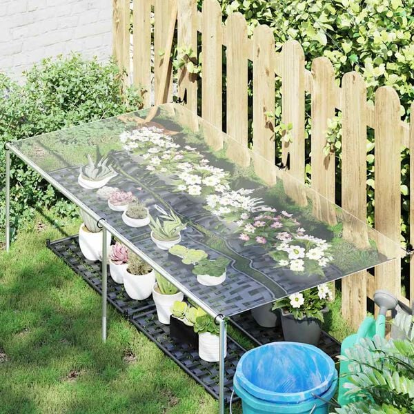 vidaXL L&auml;bipaistev Present aasadega 1x2 m PVC