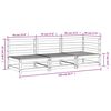 vidaXL 3-kohaline aiadiivan, ebatsuuga puit