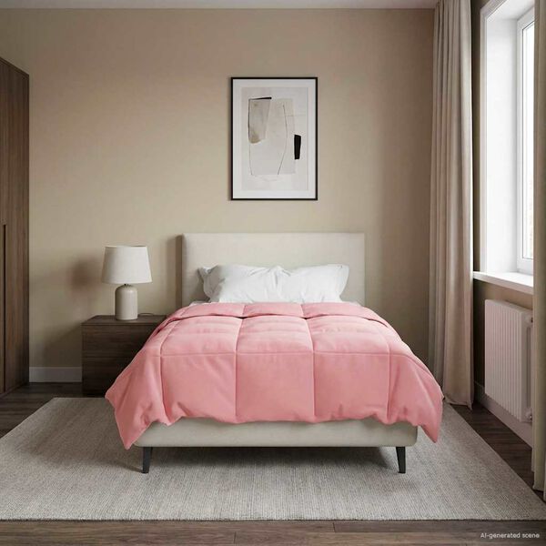 vidaXL T&auml;ispika aasta tekk Rapistatud Roosa 135 x 200 cm Mikrokiud