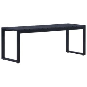 vidaXL aiapink, 120,5 cm, PS-plaat, must