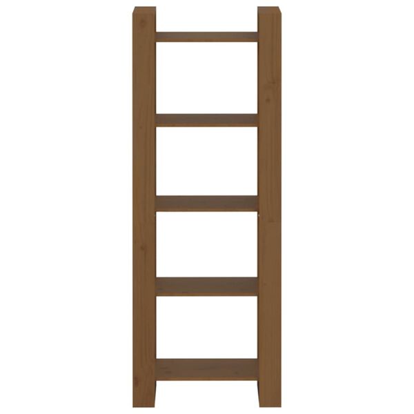 vidaXL raamaturiiul/ruumijagaja, meepruun, 60 x 35 x 160 cm, männipuit