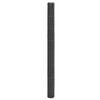 vidaXL umbrohumatt, must, 1,5 x 25 m, PP