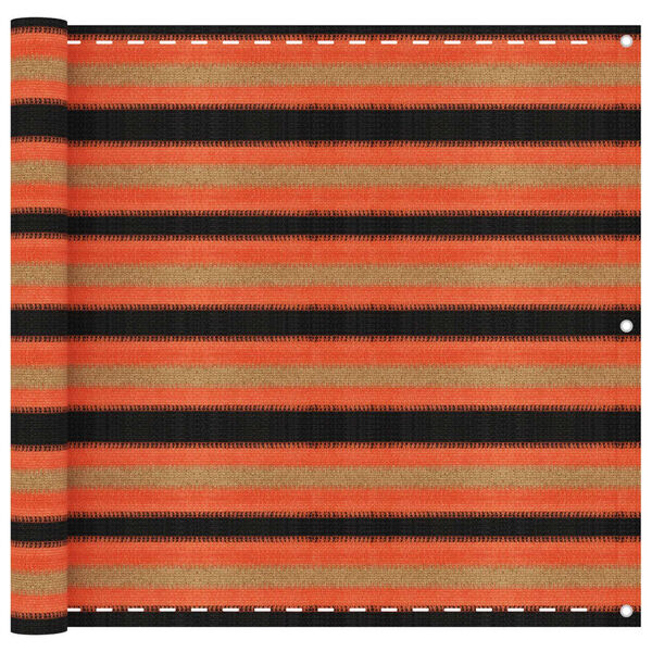 vidaXL rõdusirm, mitmevärviline, 90 x 500 cm, HDPE