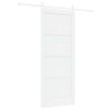 vidaXL Libisev uks Valge 83 x 202 cm Toekas m&auml;nnipuit