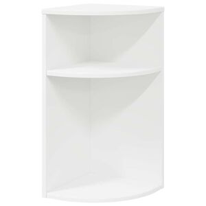 vidaXL Otsalaud Valge 29,6 x 29,6 x 60 cm Tehispuit