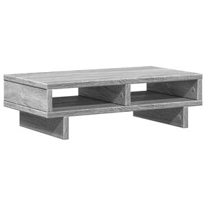 vidaXL monitorialus, hall Sonoma tamm, 50x27x15 cm, tehispuit