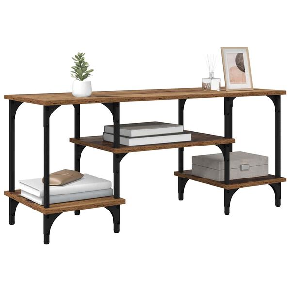 vidaXL Telerikapp Vana puit 102 x 35 x 45,5 cm