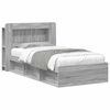 vidaXL Voodiraam ladustamisega Hall Sonoma 100 x 200 cm Tehispuit